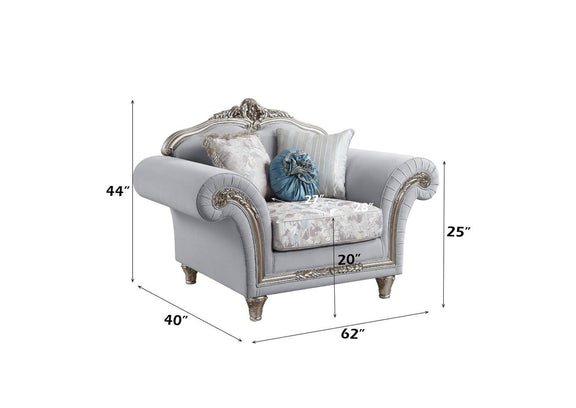 LV01114 Pelumi Chair with 3 Pillows