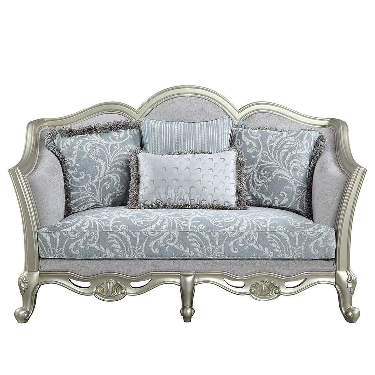LV01118 Qunsia Loveseat with 4 Pillows