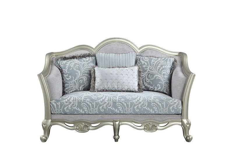 LV01118 Qunsia Loveseat with 4 Pillows