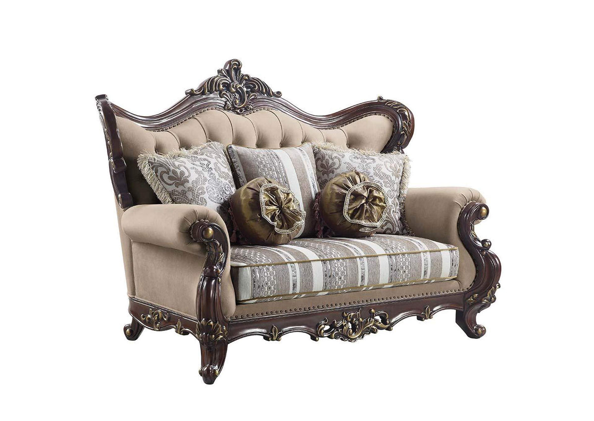 LV01123 Ragnar Loveseat with 5 Pillows