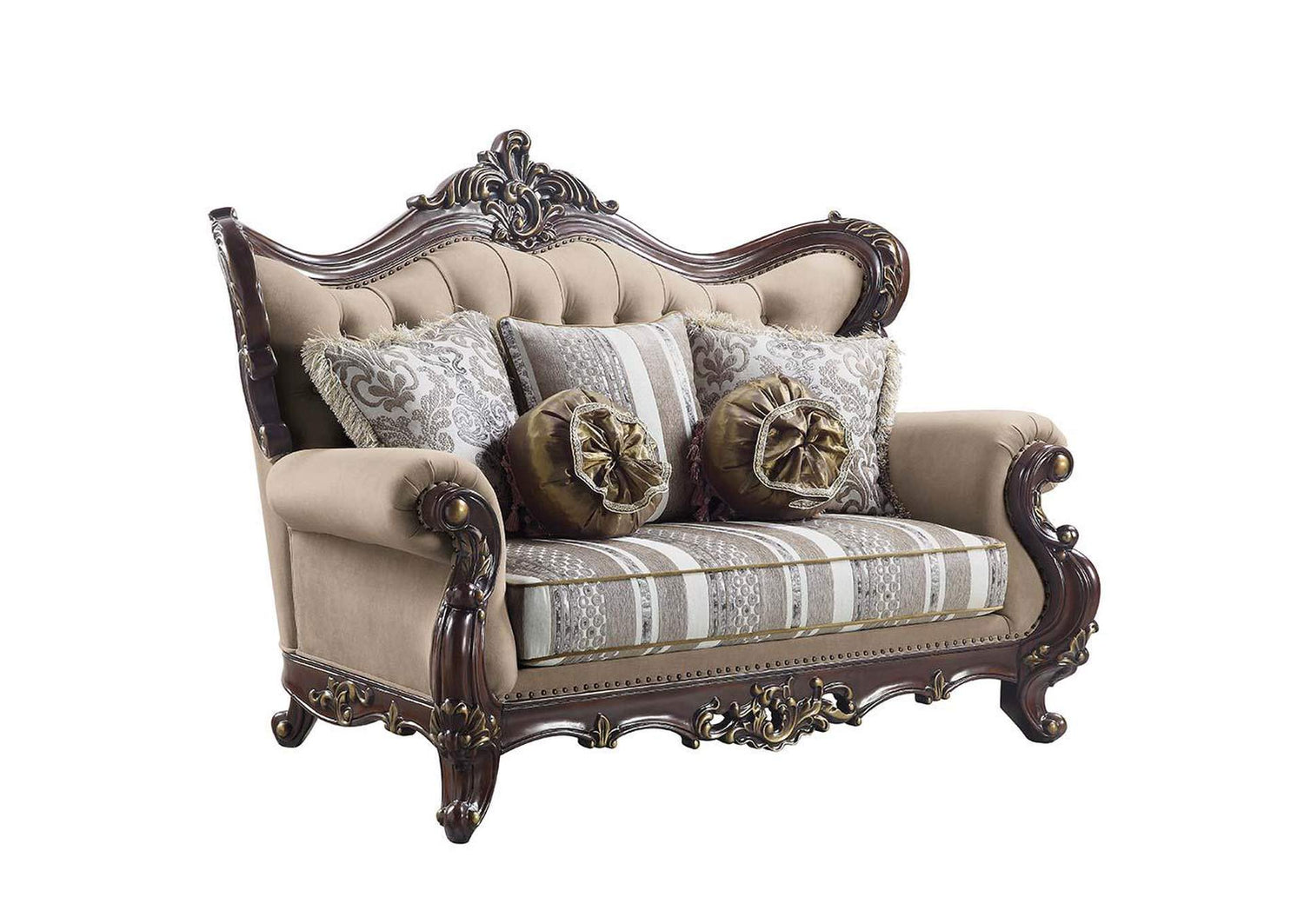 LV01123 Ragnar Loveseat with 5 Pillows