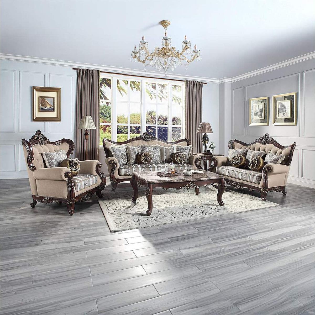 LV01124 Ragnar Chair with 2 Pillows