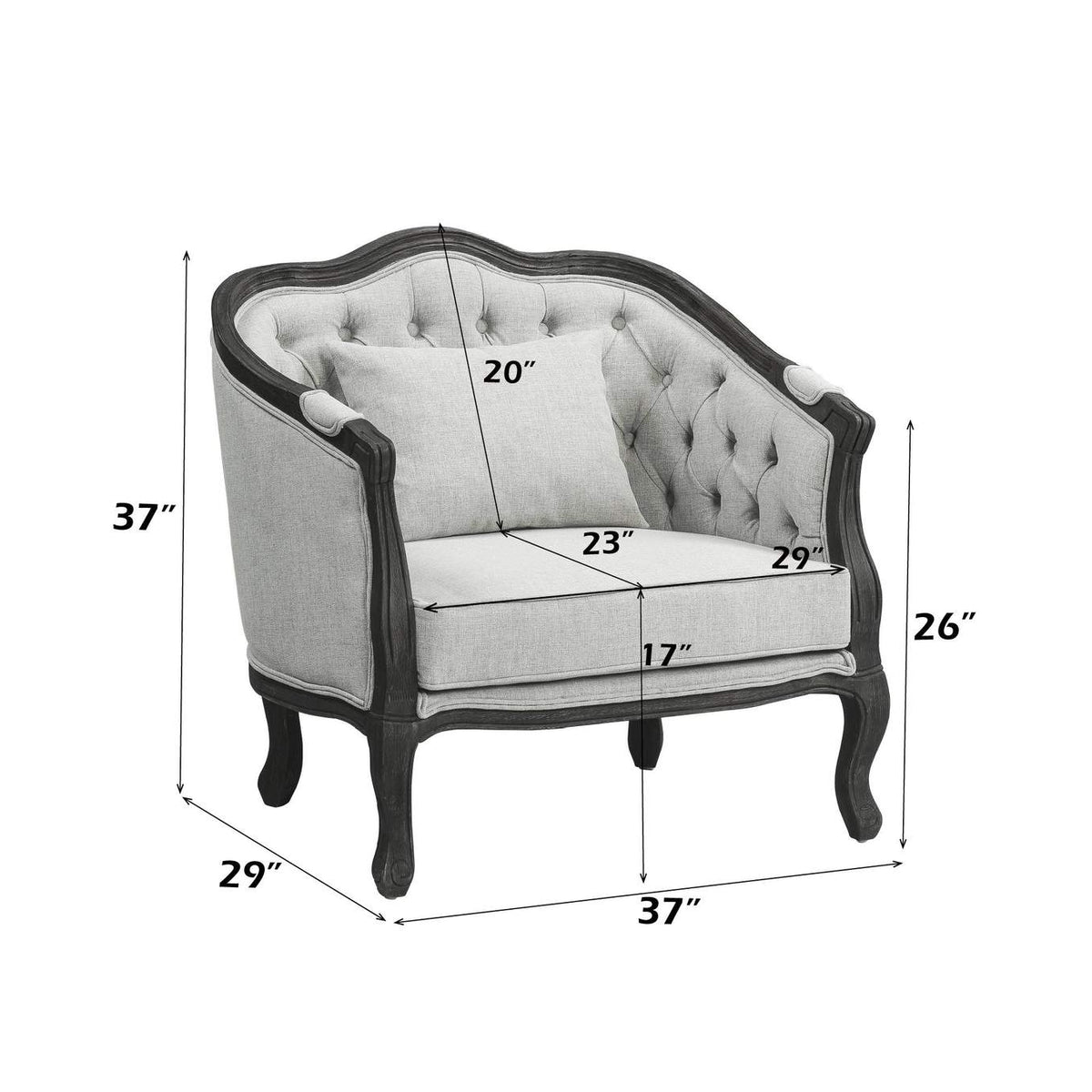 LV01129 Samael Chair with Pillow