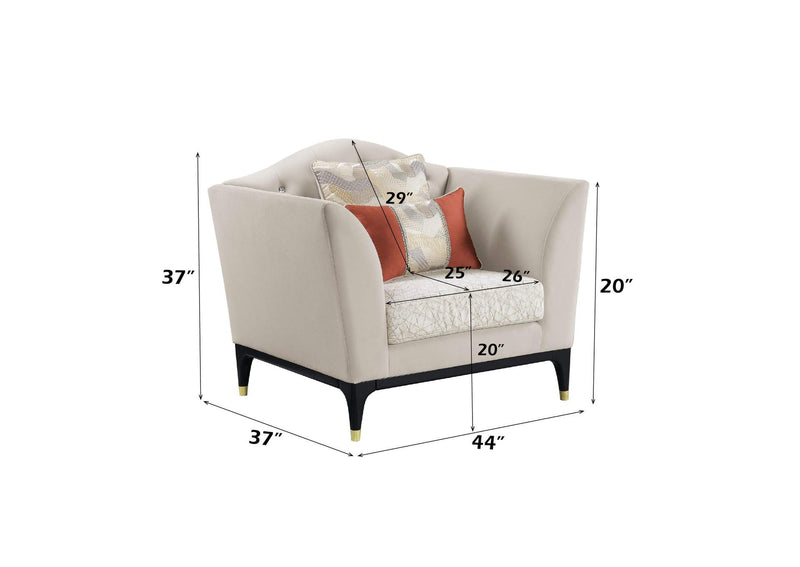 LV01157 Tayden Chair with 2 Pillows