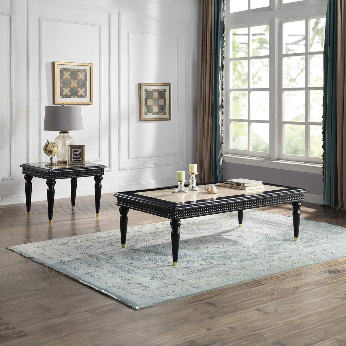 LV01158 Tayden Coffee Table with Marble Top