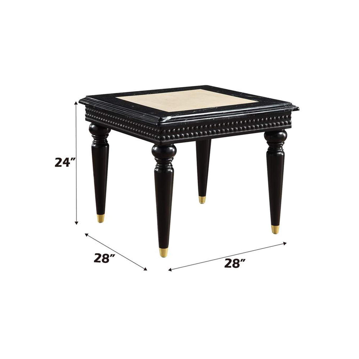 LV01159 Tayden End Table with Marble Top