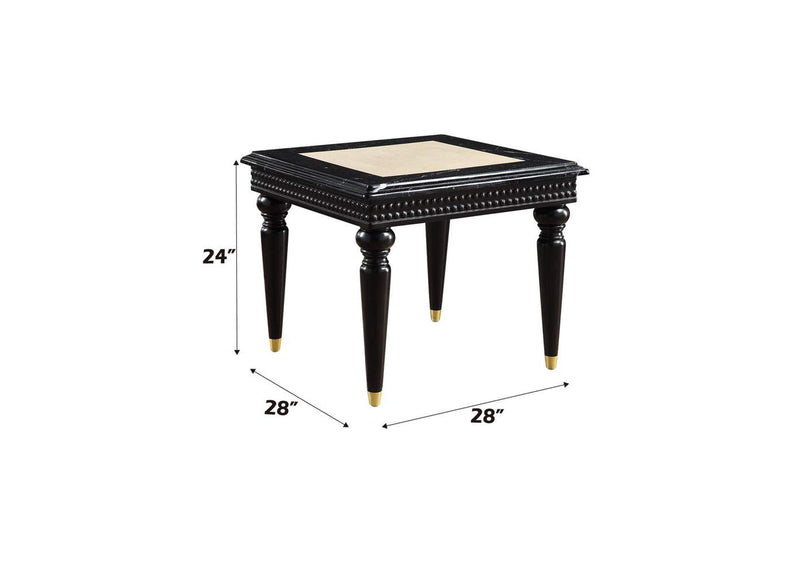 LV01159 Tayden End Table with Marble Top