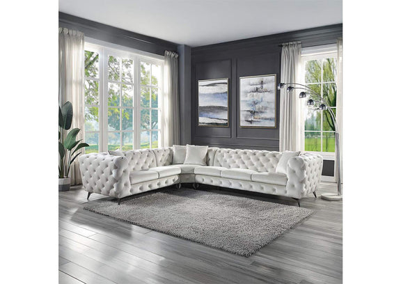 LV01160 Atronia Sectional Sofa with 4 Pillows