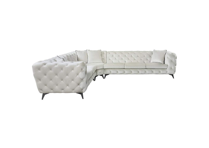 LV01160 Atronia Sectional Sofa with 4 Pillows
