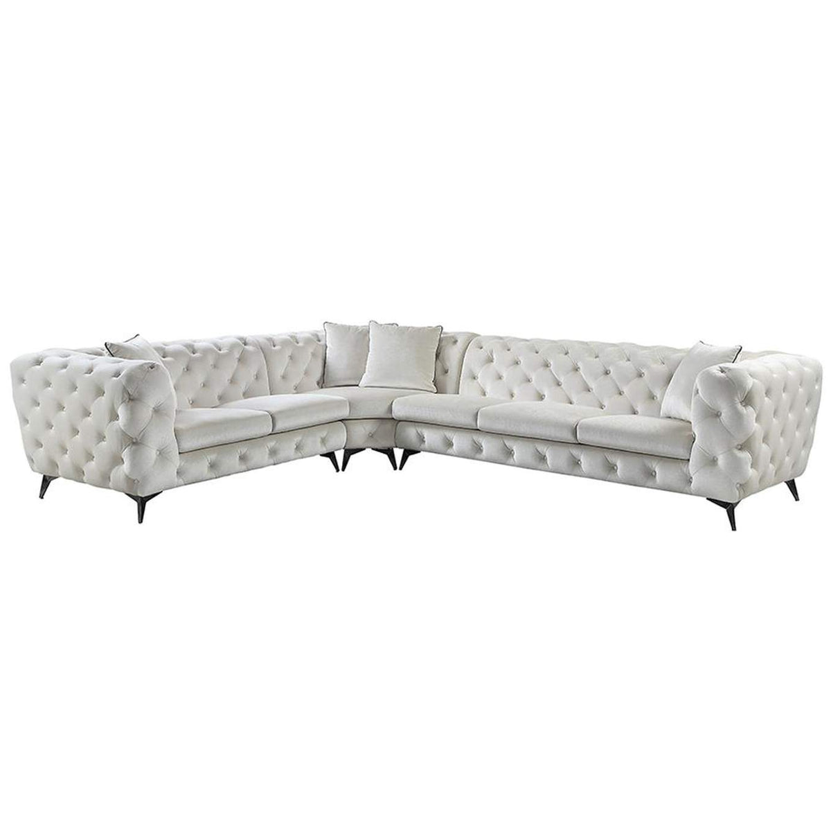 LV01160 Atronia Sectional Sofa with 4 Pillows