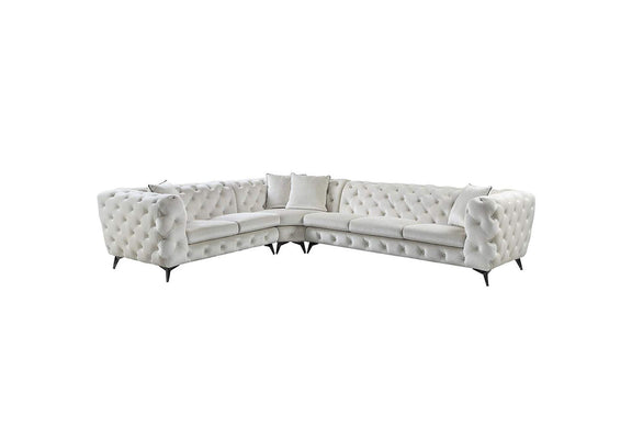 LV01160 Atronia Sectional Sofa with 4 Pillows