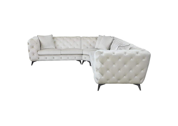 LV01160 Atronia Sectional Sofa with 4 Pillows