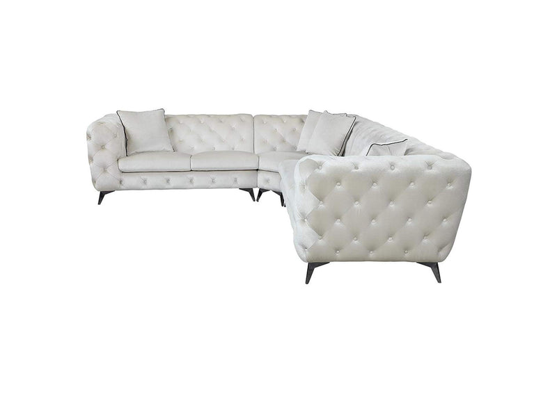 LV01160 Atronia Sectional Sofa with 4 Pillows