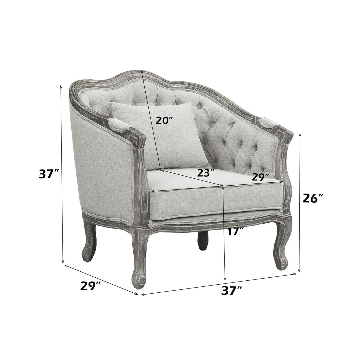 LV01163 Samael Chair with Pillow