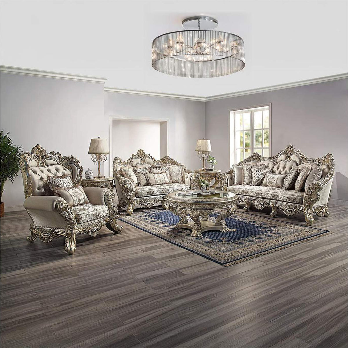 LV01195 Danae Chair with 2 Pillows