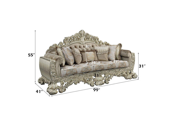 LV01205 Sorina Sofa with 7 Pillows
