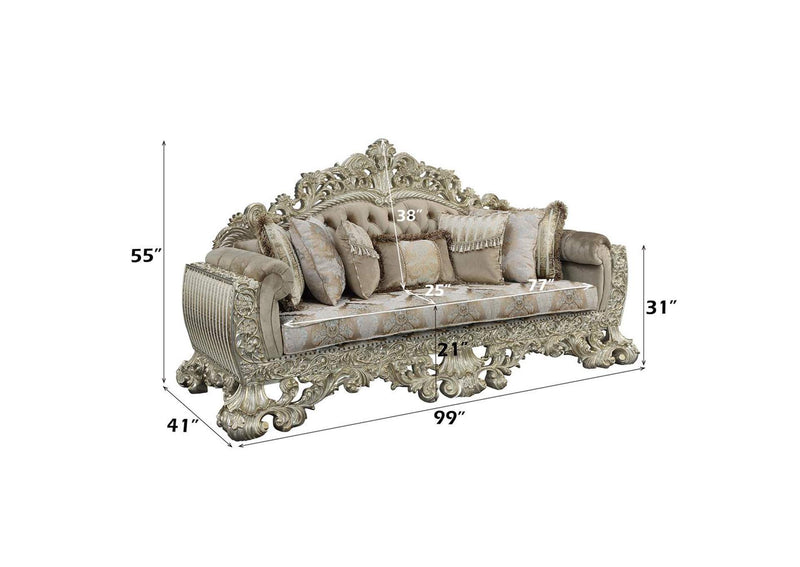 LV01205 Sorina Sofa with 7 Pillows