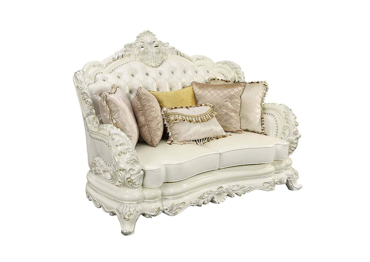 LV01225 Adara Loveseat with 5 Pillows