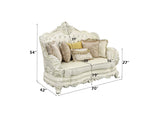 LV01225 Adara Loveseat with 5 Pillows