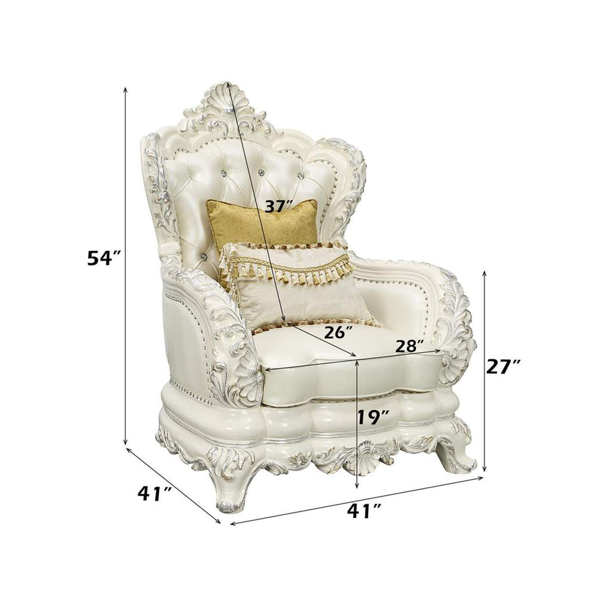 LV01226 Adara Chair with 2 Pillows