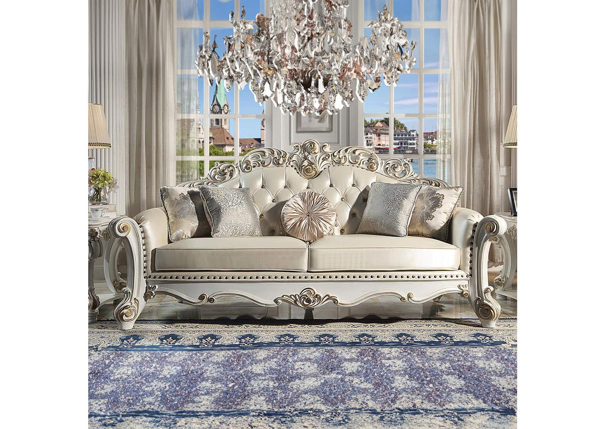 LV01324 Vendome Sofa with 5 Pillows