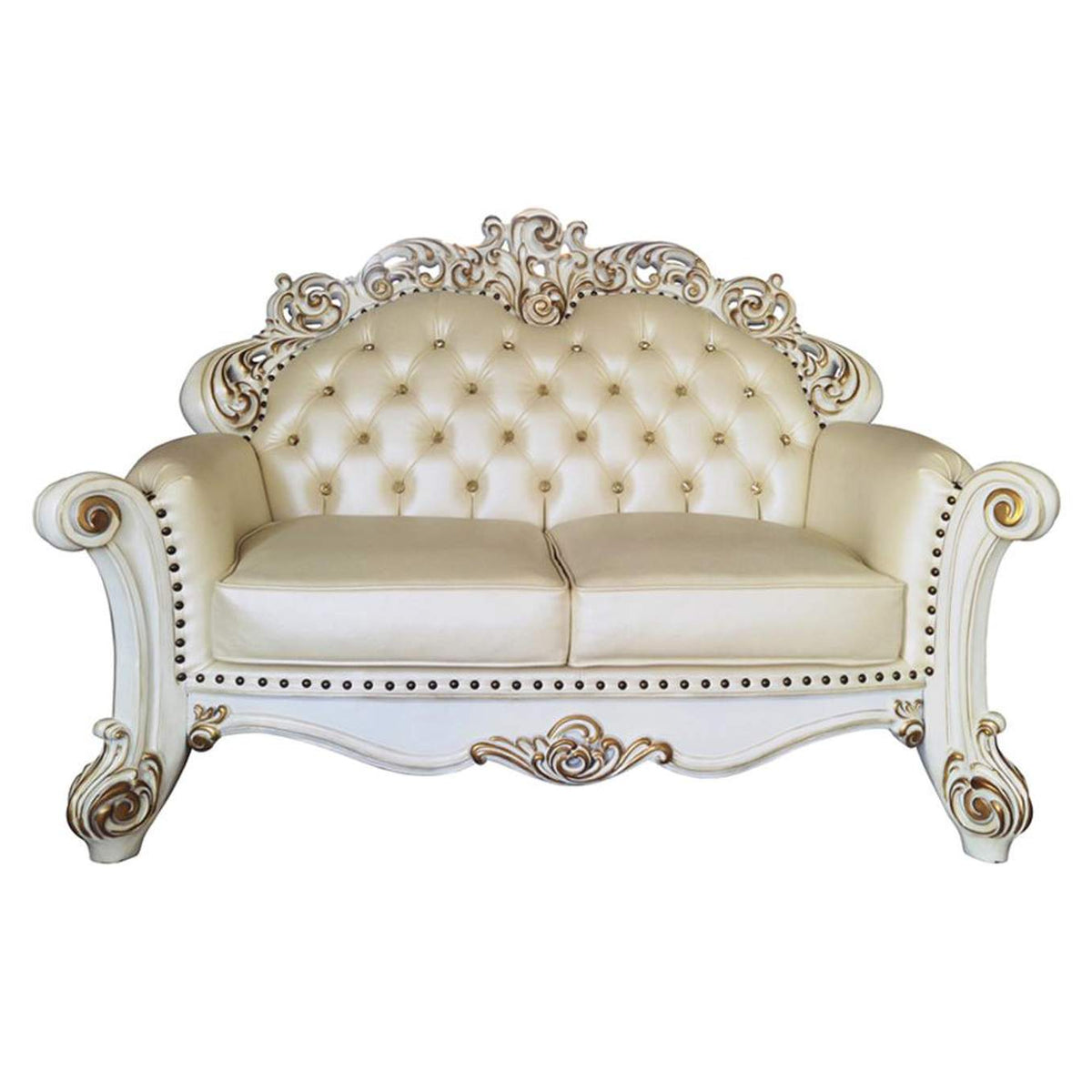 LV01325 Vendome Loveseat with 3 Pillows