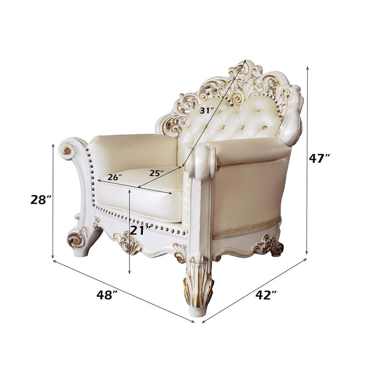 LV01326 Vendome Chair with Pillow
