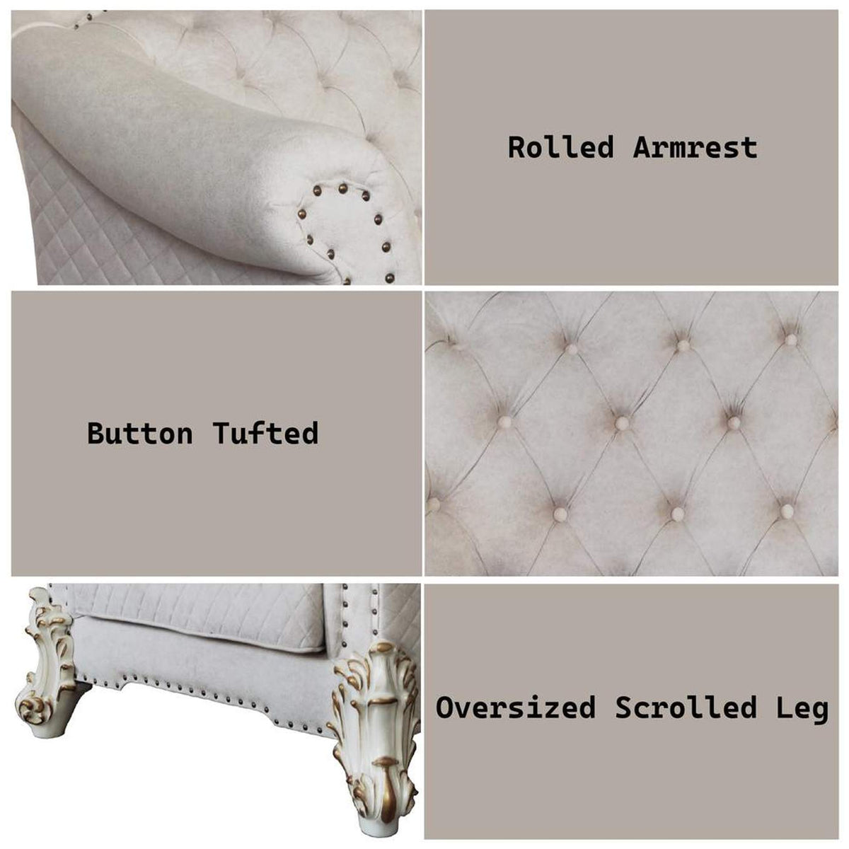 LV01331 Vendome Ii Chair with 2 Pillows