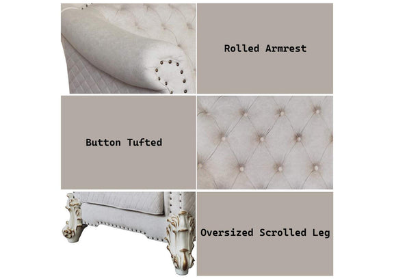 LV01331 Vendome Ii Chair with 2 Pillows