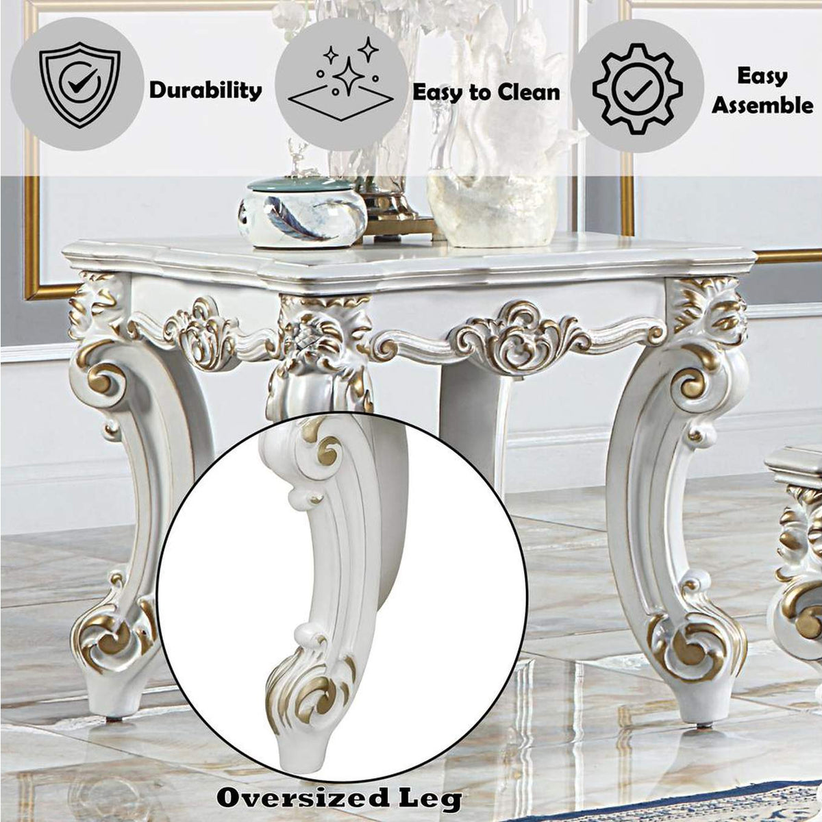 LV01333 Vendome Ii End Table