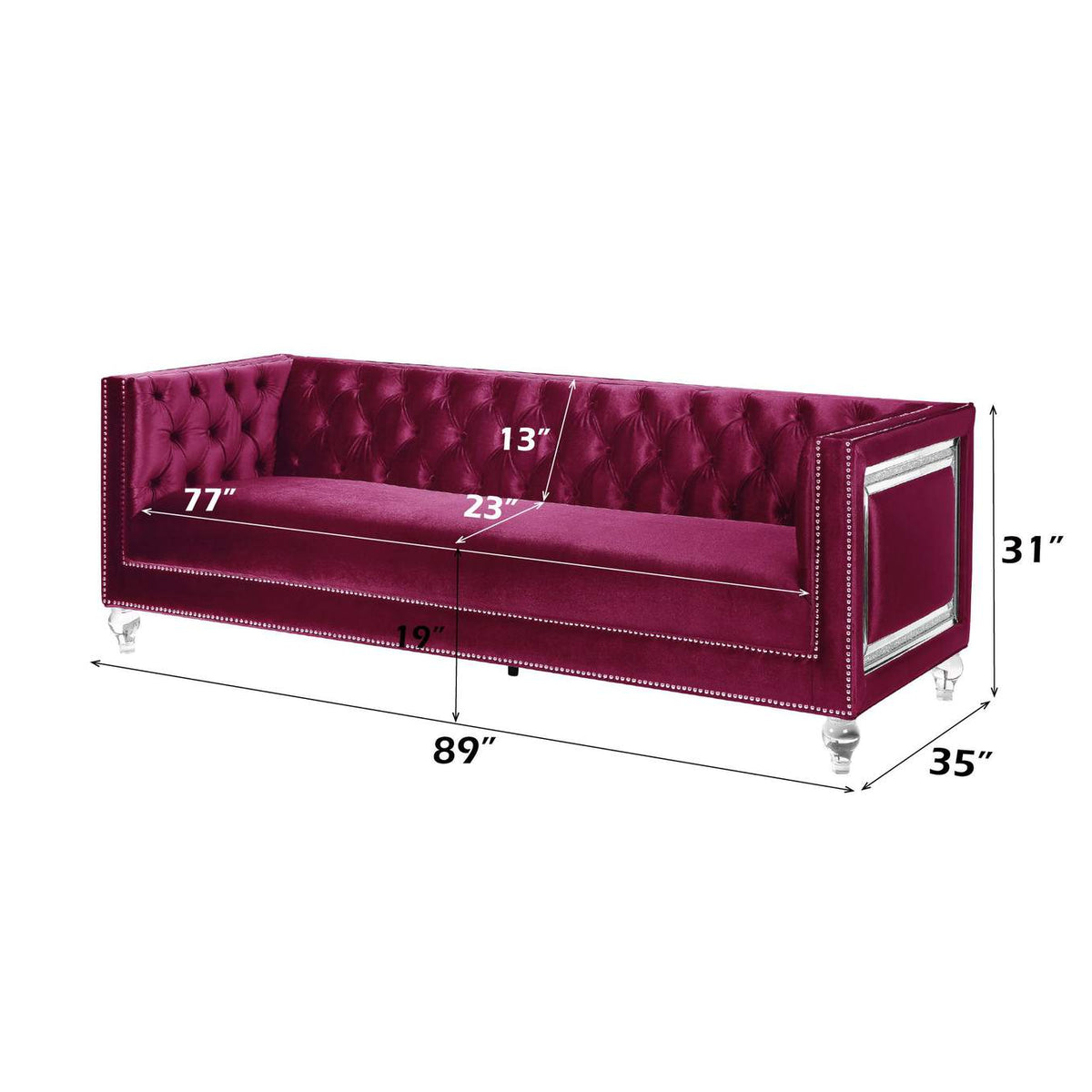 LV01400 Heibero Sofa with 2 Pillows - Same 56895