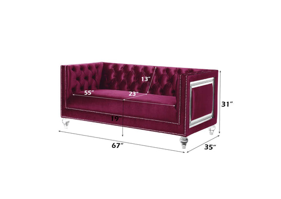 LV01401 Heibero Loveseat with 2 Pillows - Same 56896