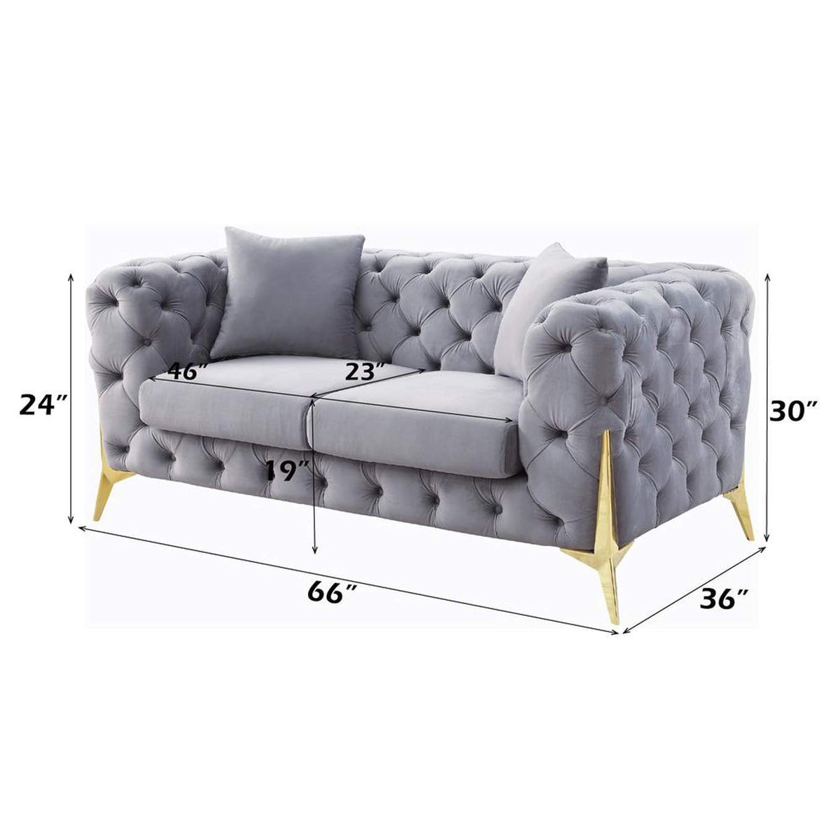 LV01407 Jelanea Loveseat with 2 Pillows