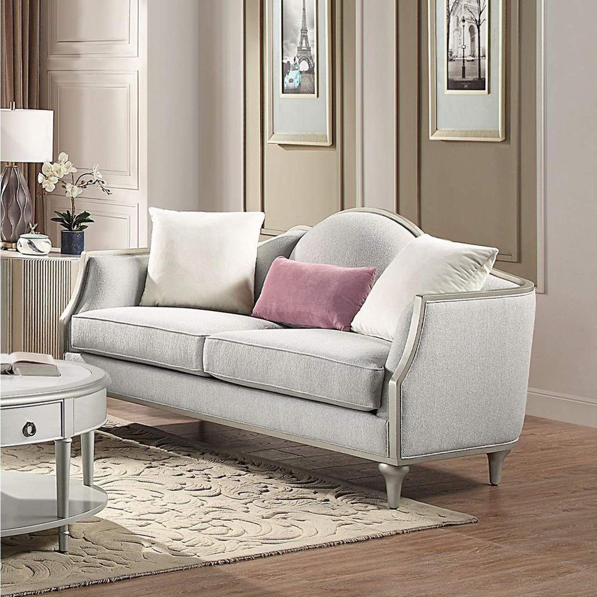 LV01500 Kasa Loveseat with 3 Pillows