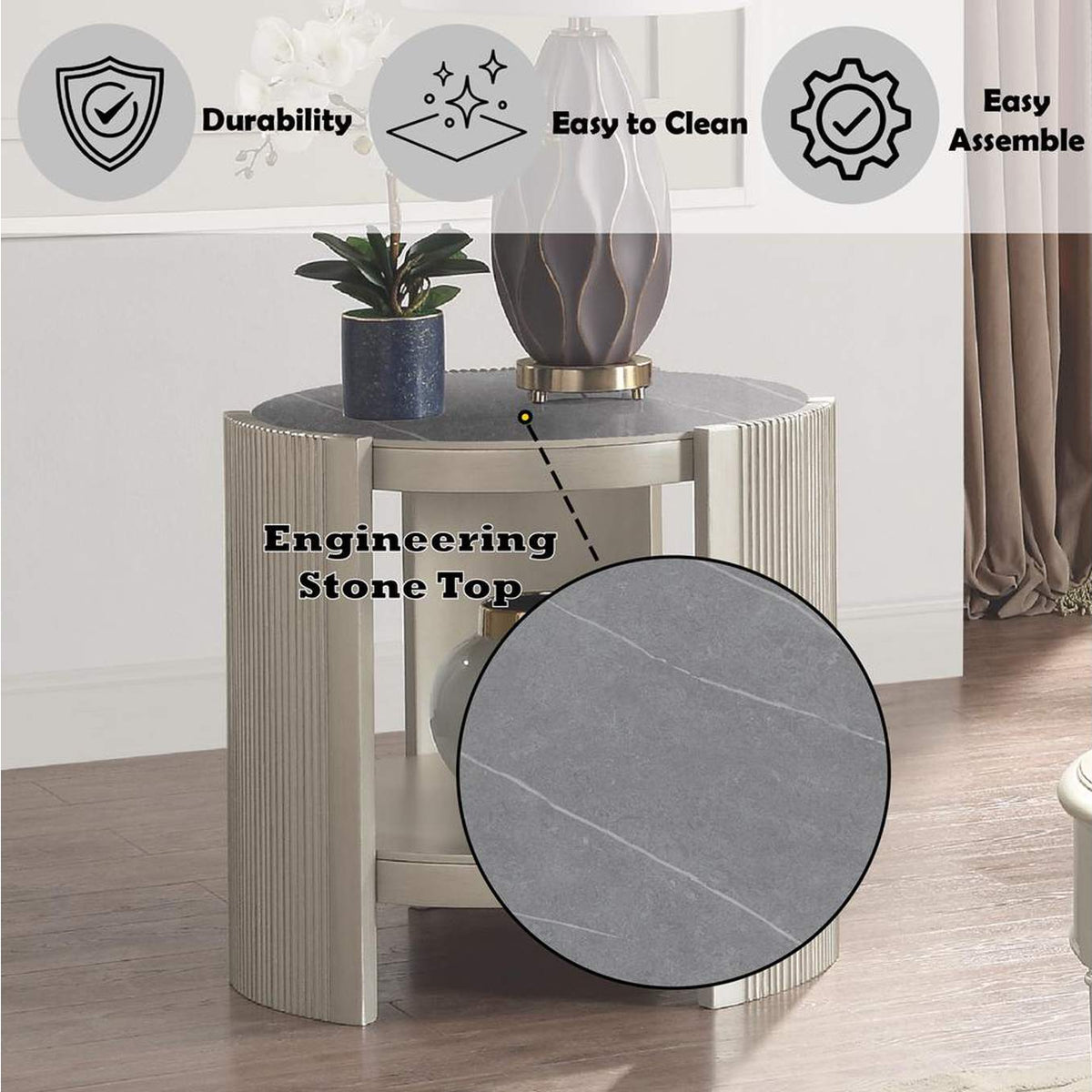 LV01503 Kasa End Table
