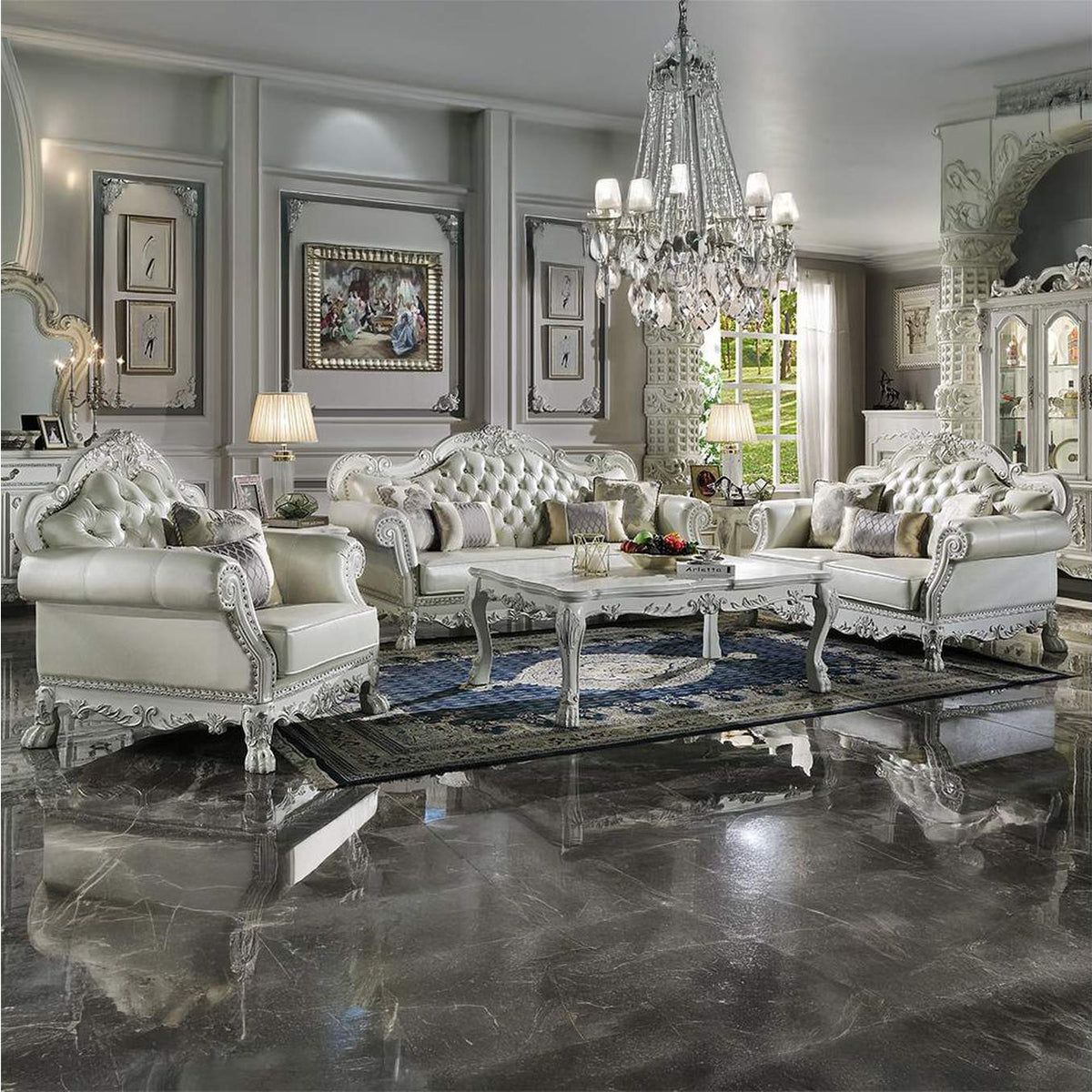 LV01690 Dresden Chair with 2 Pillows