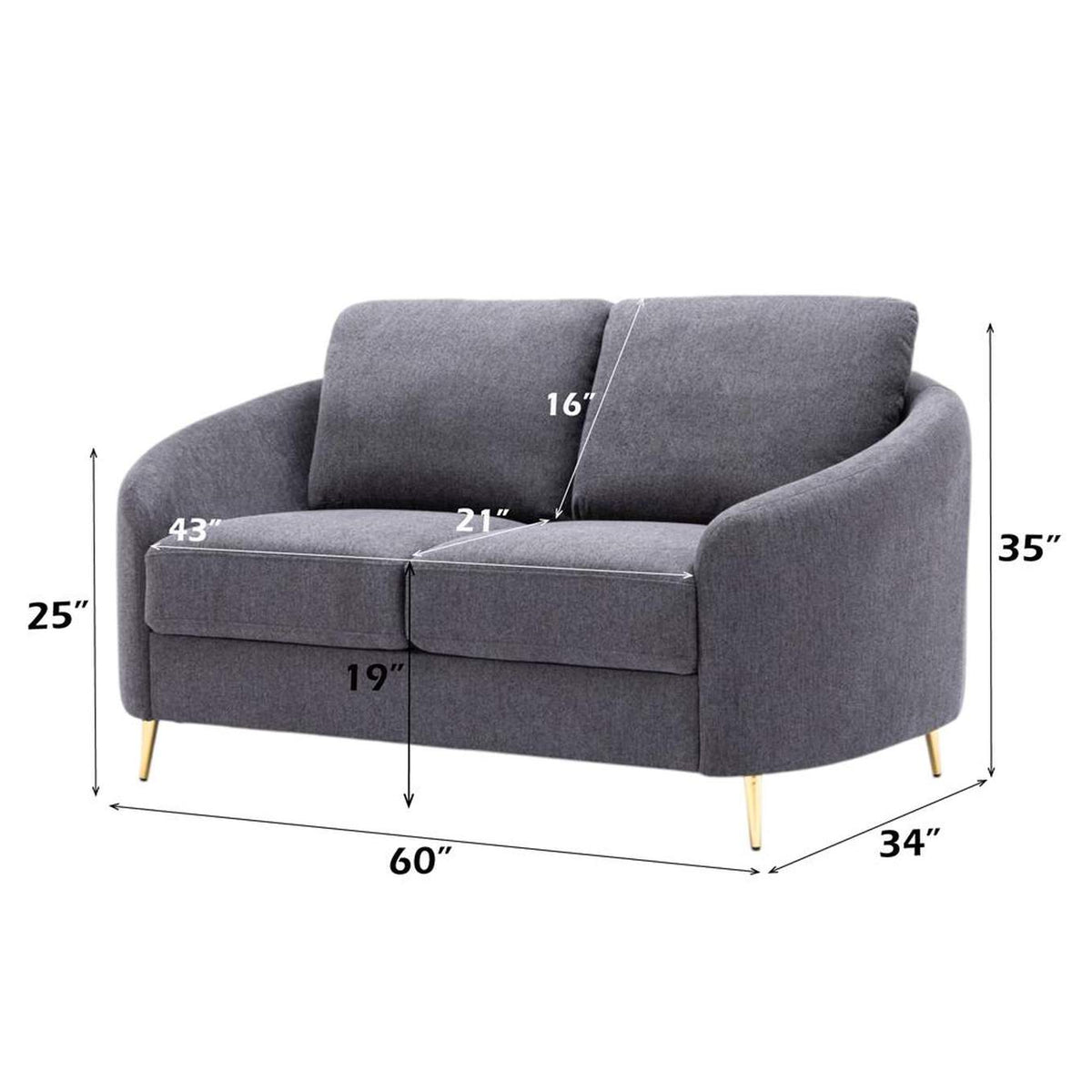 LV01772 Yuina Loveseat
