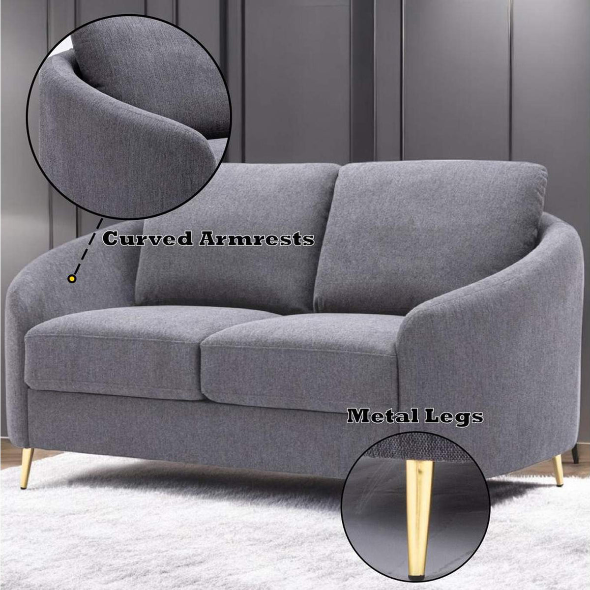 LV01772 Yuina Loveseat