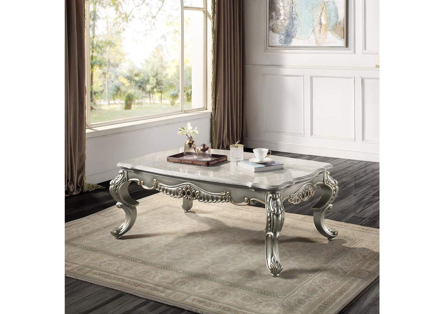 LV01783 Miliani Coffee Table with Marble Top