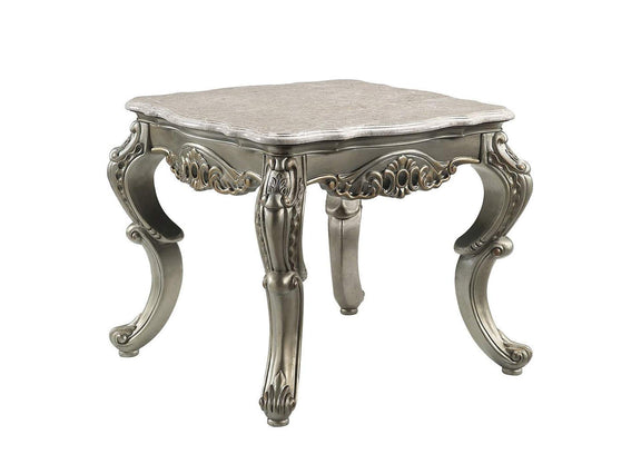 LV01784 Miliani End Table with Marble Top