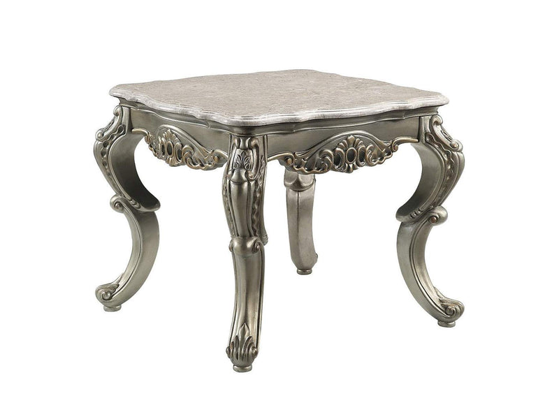 LV01784 Miliani End Table with Marble Top