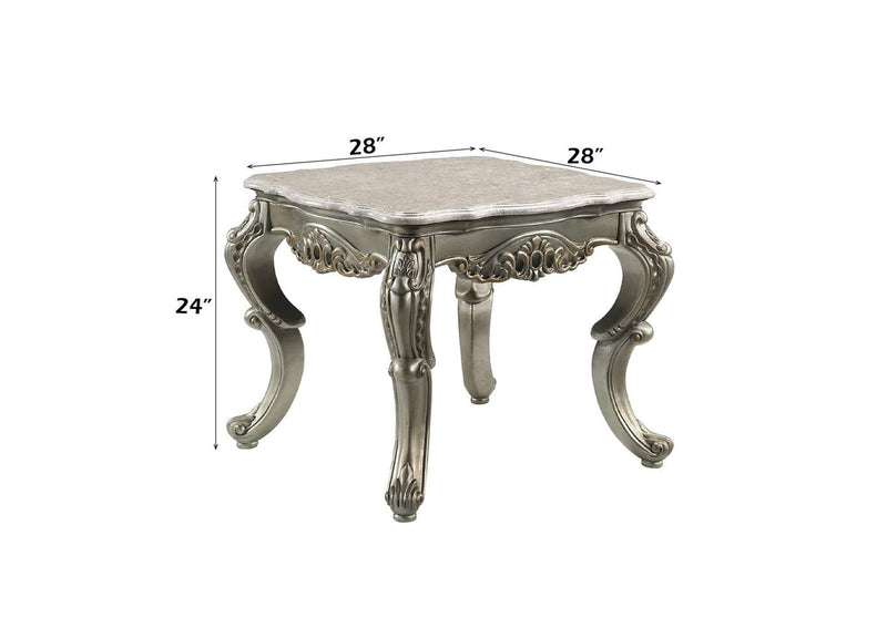 LV01784 Miliani End Table with Marble Top