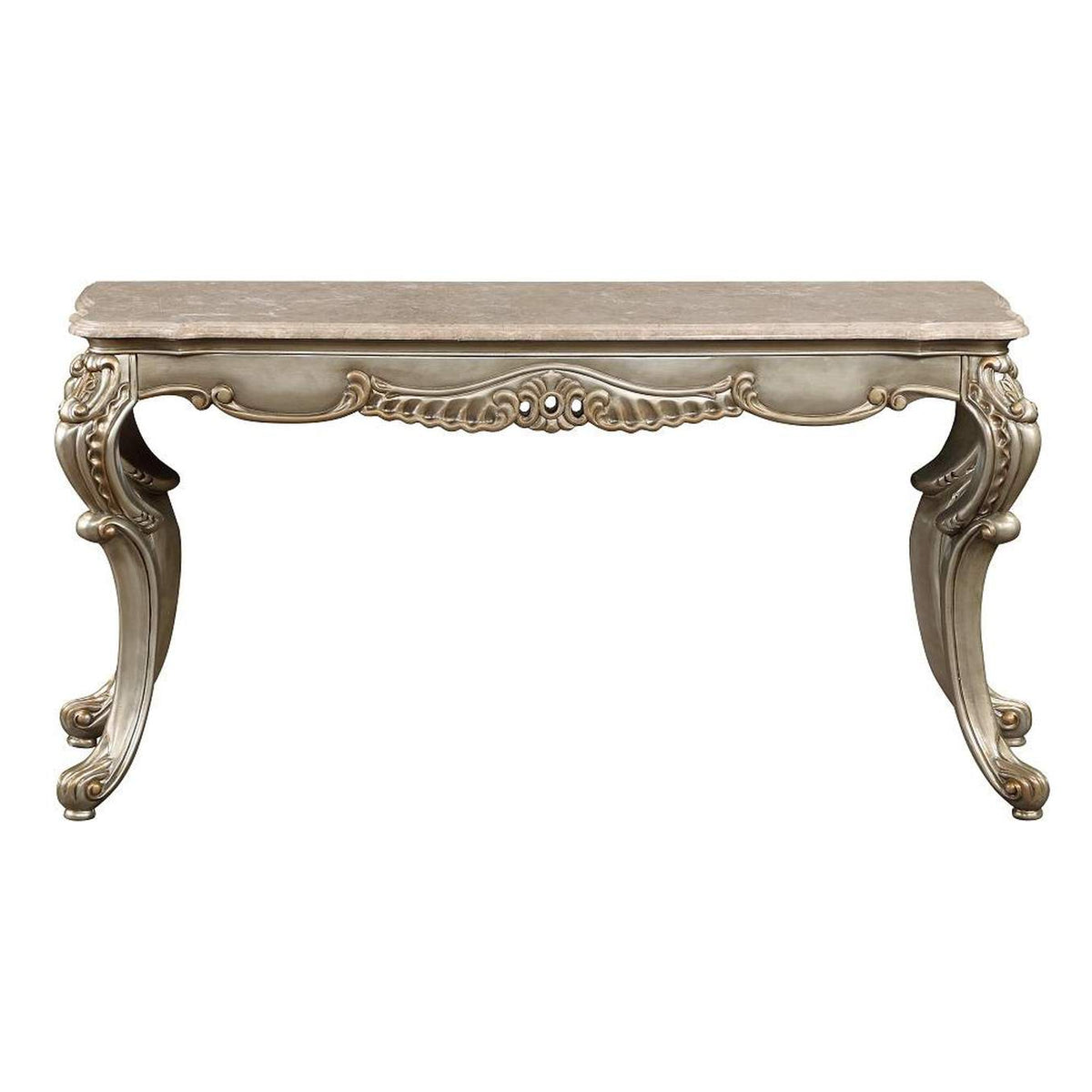 LV01785 Miliani Sofa Table with Marble Top