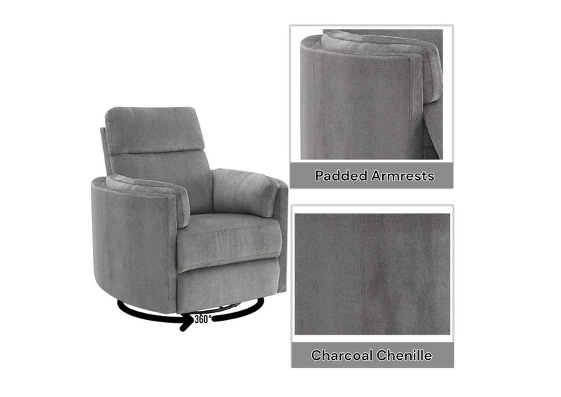 LV01879 Sagen Recliner with Swivel and Glider