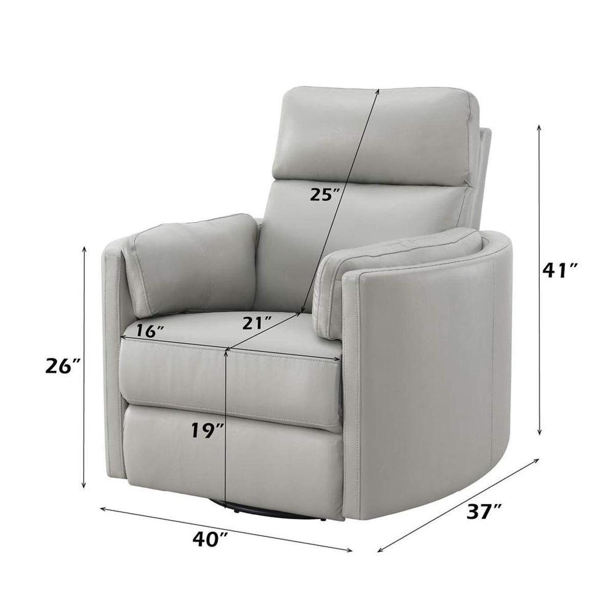 LV01880 Sagen Recliner with Swivel and Glider