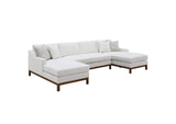 LV01881 Valiant Sectional Sofa with 4 Pillows