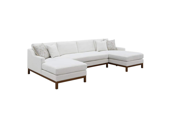 LV01881 Valiant Sectional Sofa with 4 Pillows