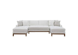 LV01881 Valiant Sectional Sofa with 4 Pillows