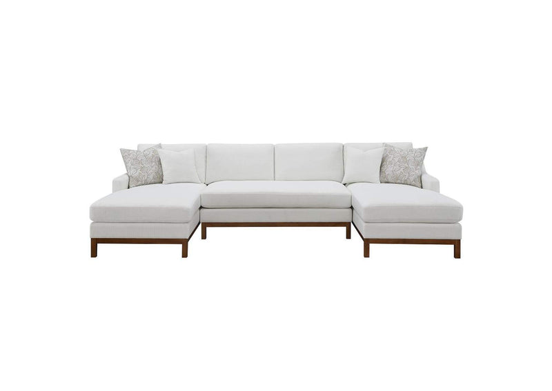 LV01881 Valiant Sectional Sofa with 4 Pillows
