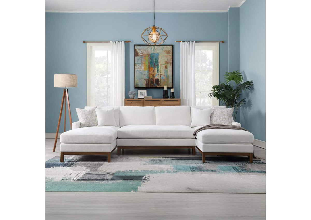 LV01881 Valiant Sectional Sofa with 4 Pillows
